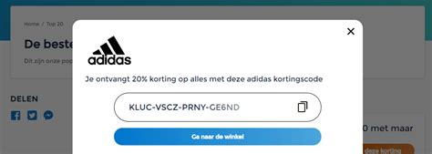 kortingscode adidas juli 2020|adidas promotiecode.